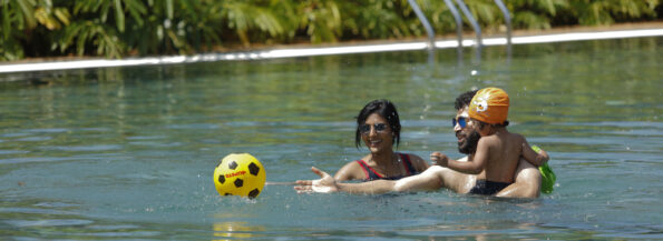 Family Enjoying in Lords 83 Pool